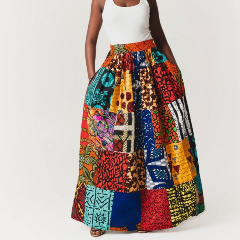 Ofuure Patchwork Skirt